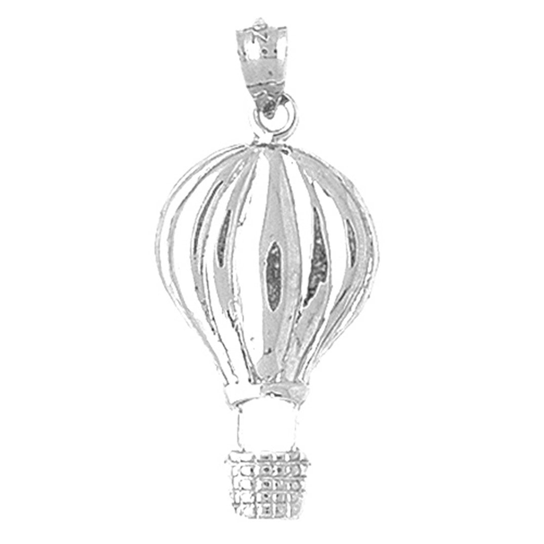 Sterling Silver Hot Air Balloon Pendant