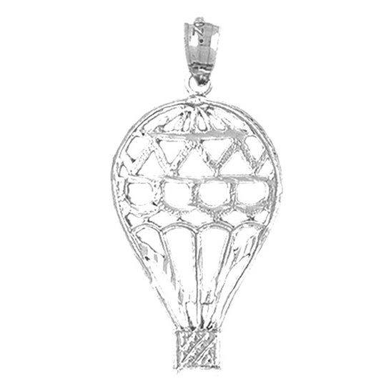 Sterling Silver Hot Air Balloon Pendant