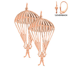 14K or 18K Gold Parachuter Earrings