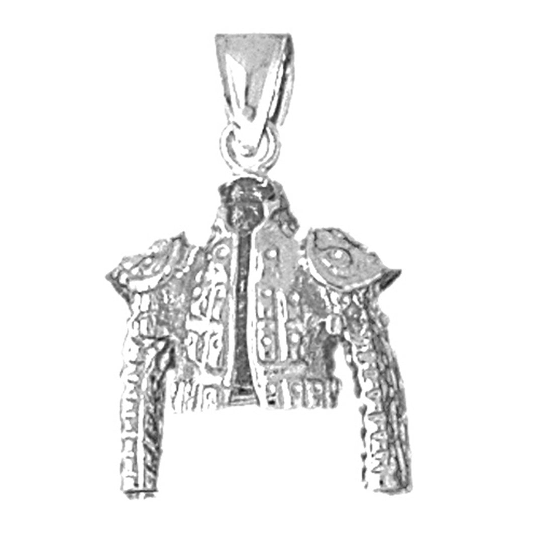 Sterling Silver Matador Jacket Pendant