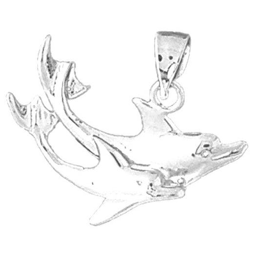 Sterling Silver Dolphin Pendant