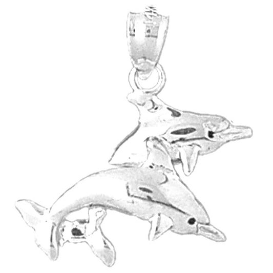 Sterling Silver Dolphin Pendant