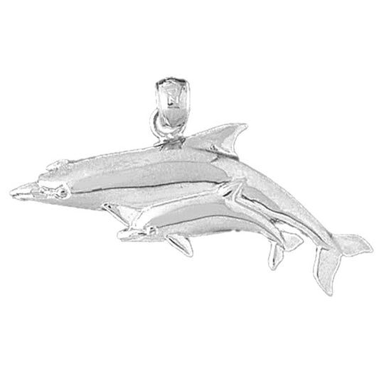 Sterling Silver Dolphin Pendant