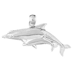 Sterling Silver Dolphin Pendant