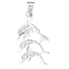 Sterling Silver Dolphin Pendant