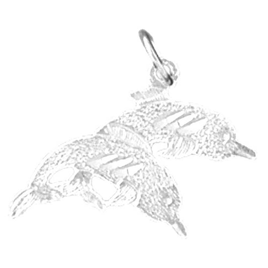 Sterling Silver Dolphin Pendant