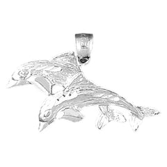 Sterling Silver Dolphin Pendant