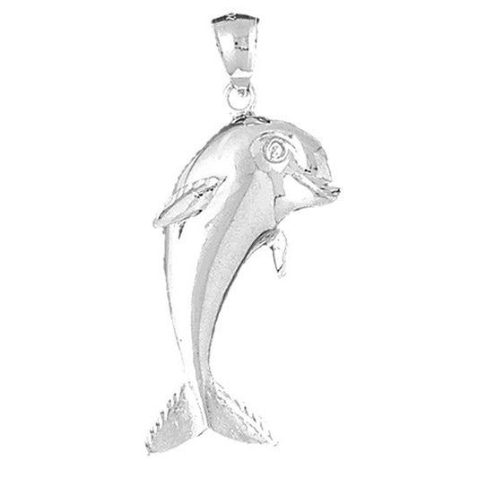 Sterling Silver Dolphin Pendant