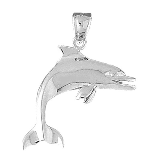 Sterling Silver Dolphin Pendant