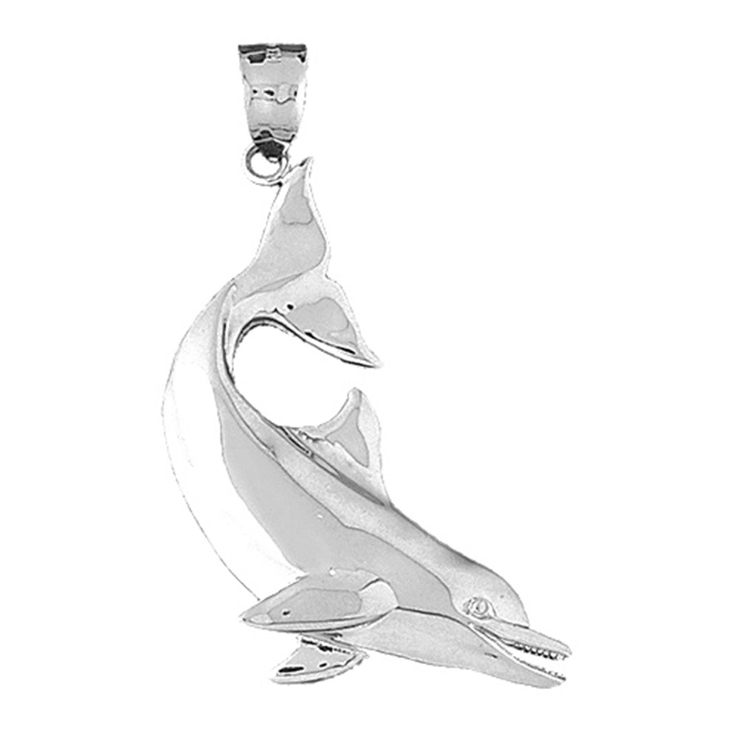 Sterling Silver Dolphin Pendant