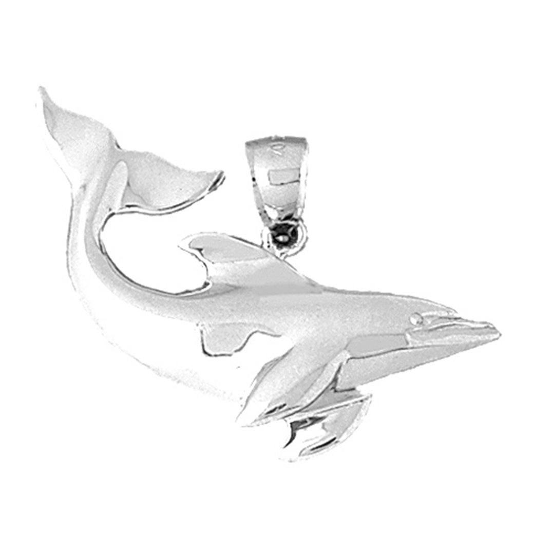 Sterling Silver Dolphin Pendant