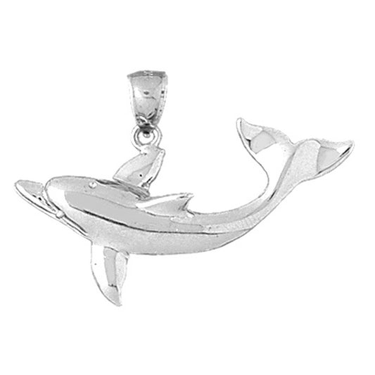 Sterling Silver Dolphin Pendant