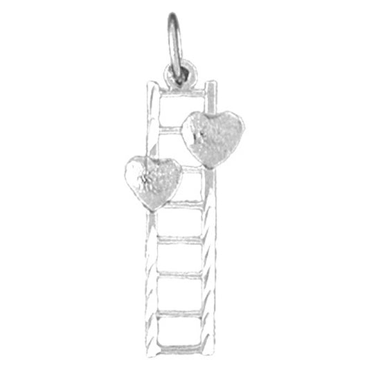 Sterling Silver Floating Heart Pendant