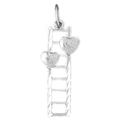 Sterling Silver Floating Heart Pendant