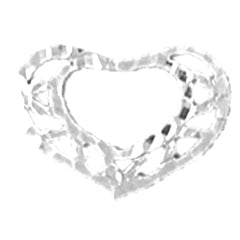 Sterling Silver Floating Heart Pendant