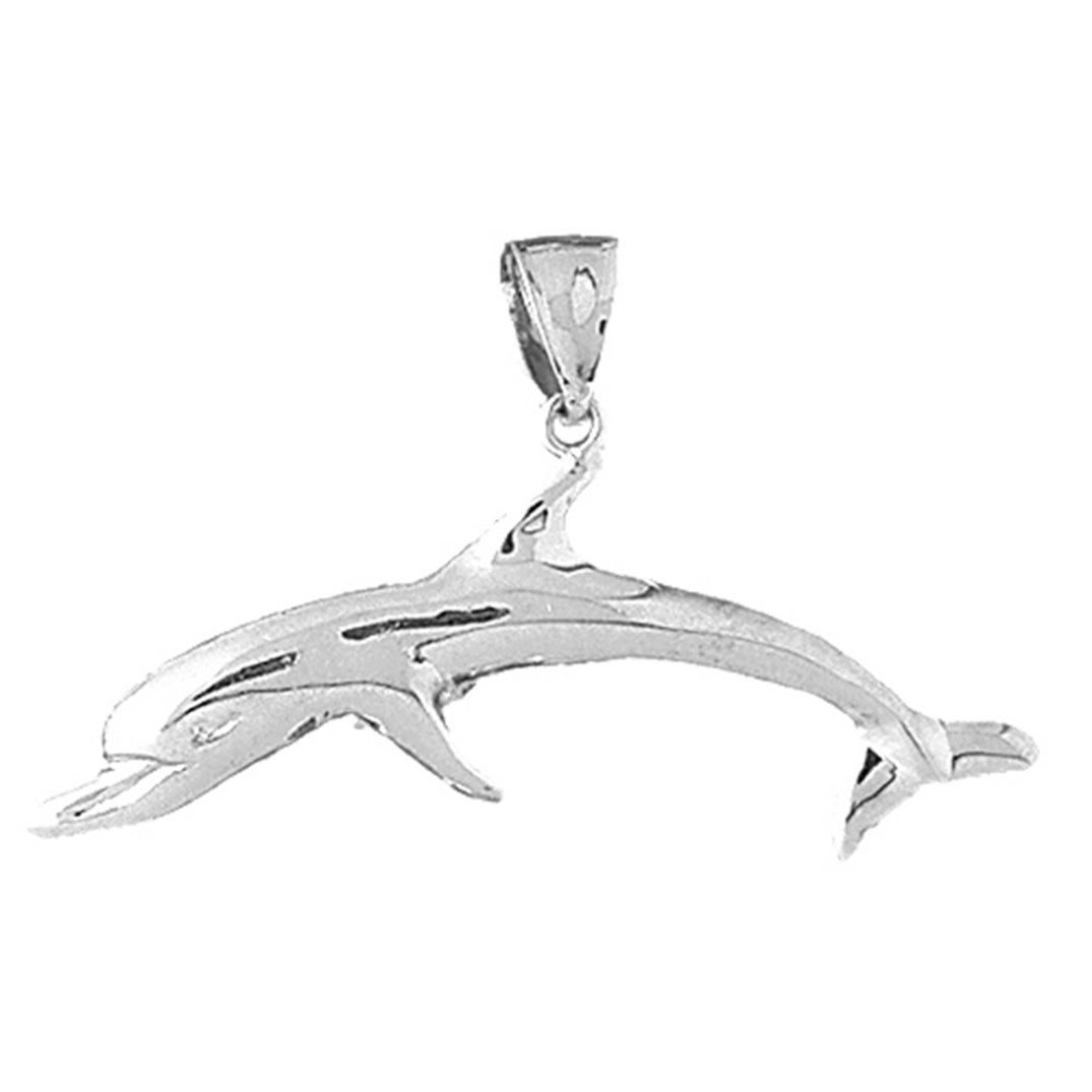 Sterling Silver Dolphin Pendant