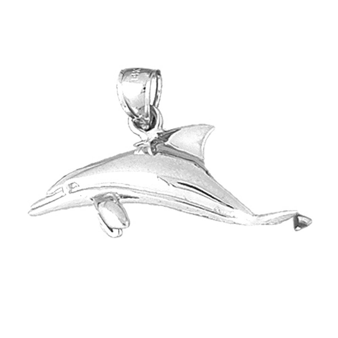 Sterling Silver Dolphin Pendant