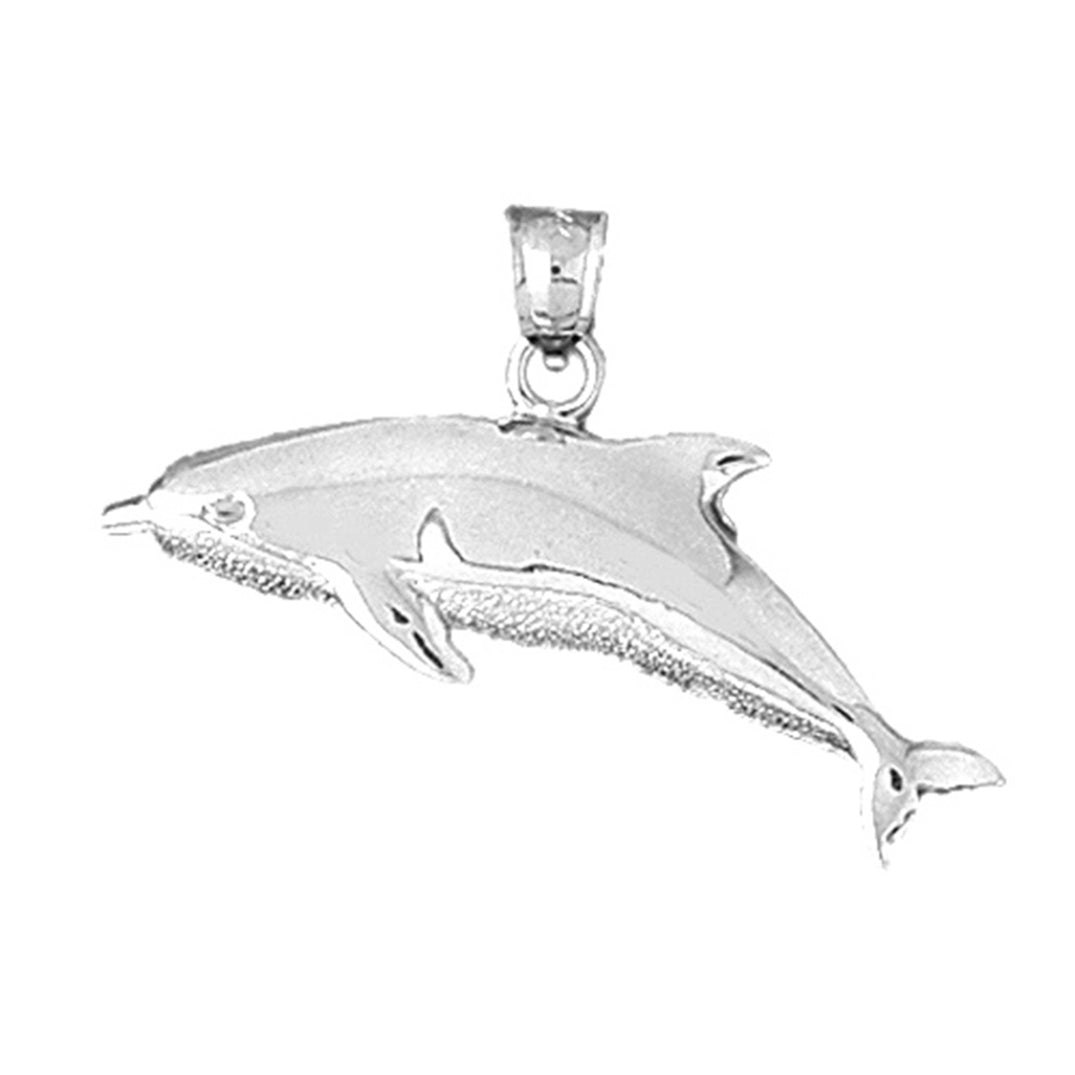 Sterling Silver Dolphin Pendant