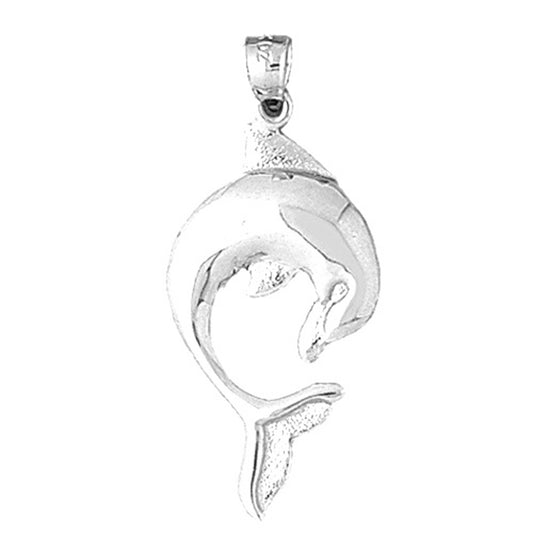 Sterling Silver Dolphin Pendant