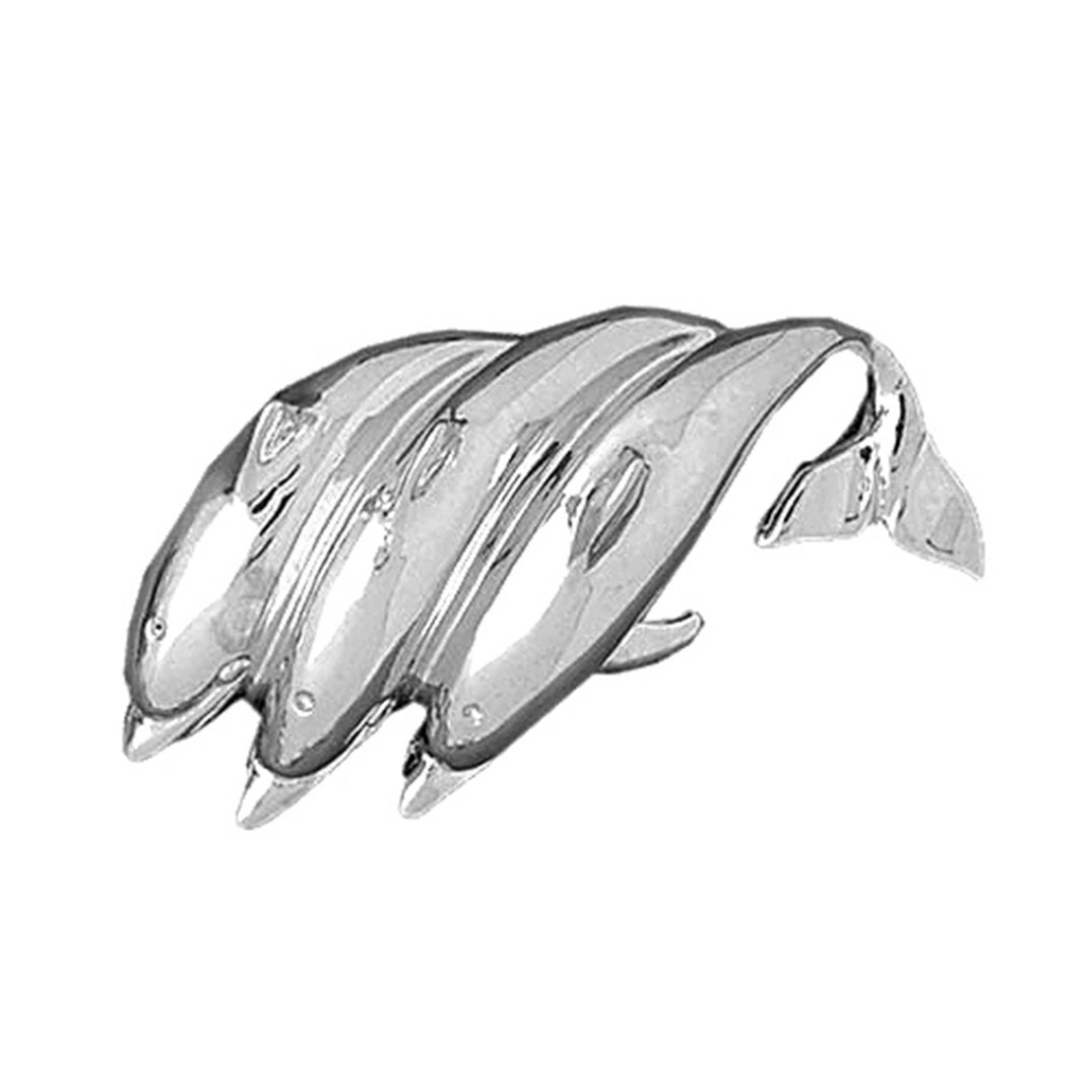 Sterling Silver Dolphins Pendant