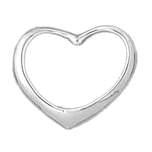 Sterling Silver Floating Heart Pendant