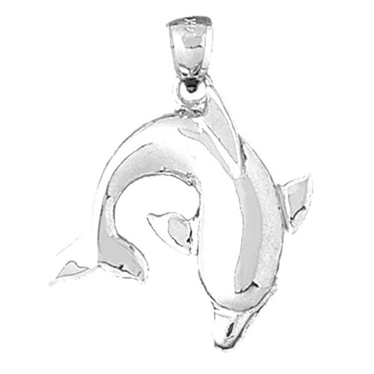 Sterling Silver Dolphin Pendant