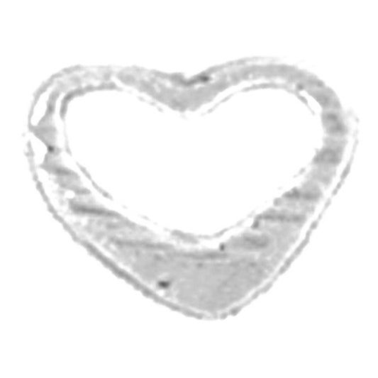 Sterling Silver Floating Heart Pendant