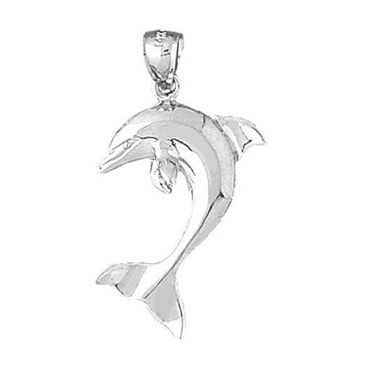 Sterling Silver Dolphin Pendant