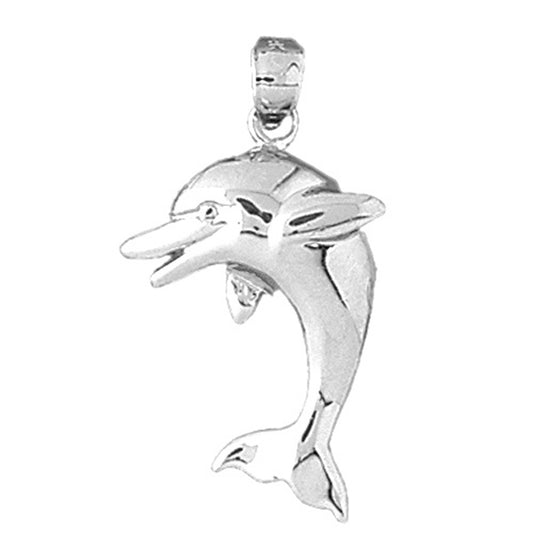 Sterling Silver Dolphin Pendant