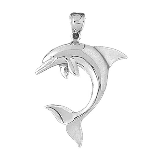 Sterling Silver Dolphin Pendant