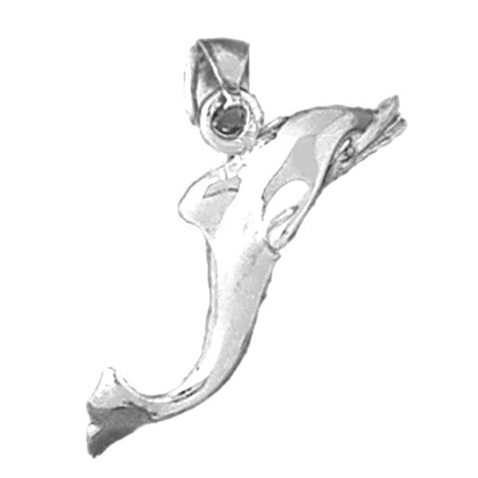 Sterling Silver Dolphin Pendant