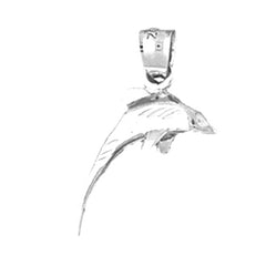 Sterling Silver Dolphin Pendant