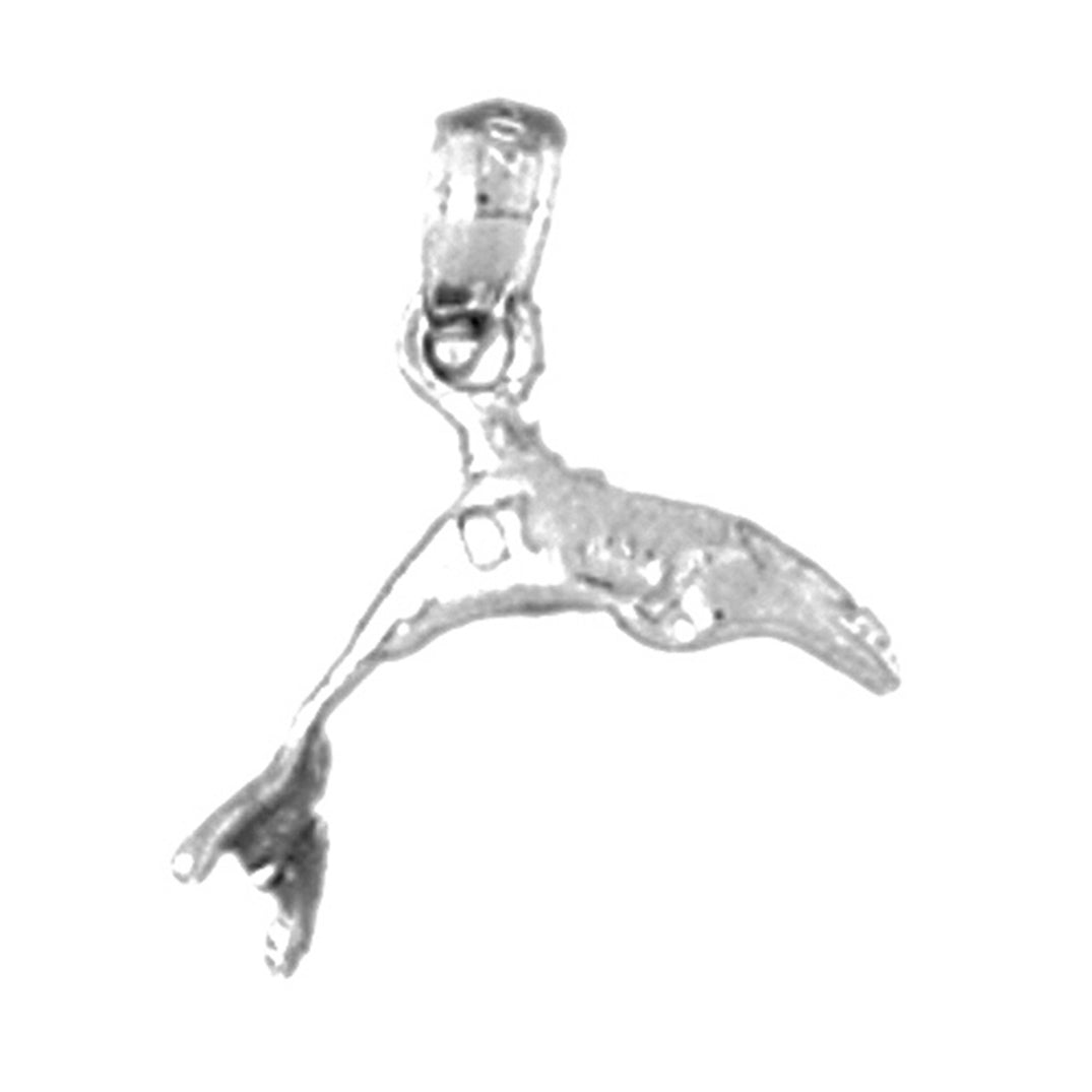 Sterling Silver Dolphin Pendant