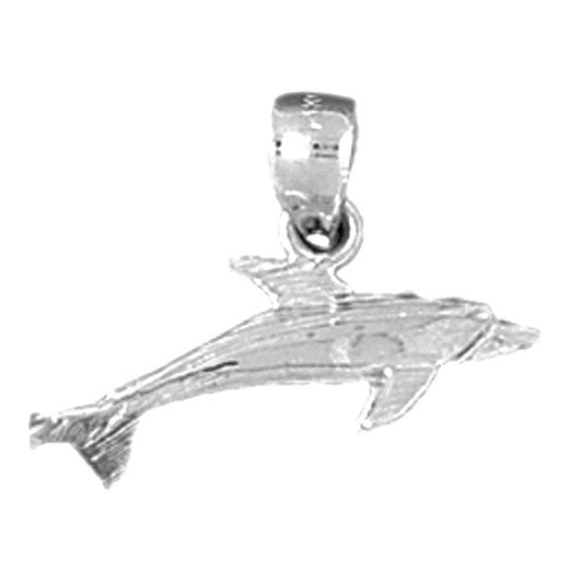 Sterling Silver Dolphin Pendant