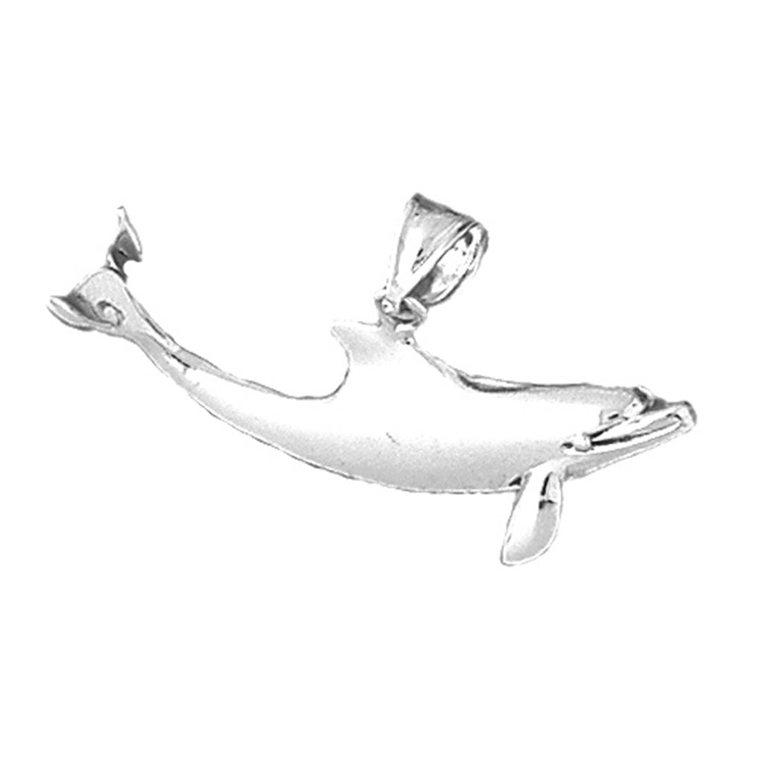 Sterling Silver Dolphin Pendant