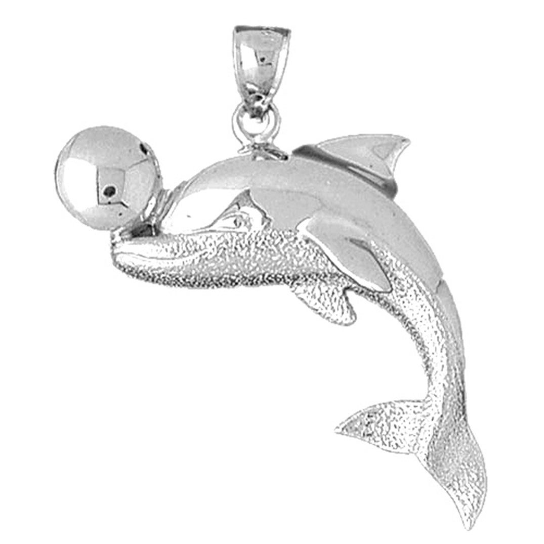 Sterling Silver Dolphin Pendant