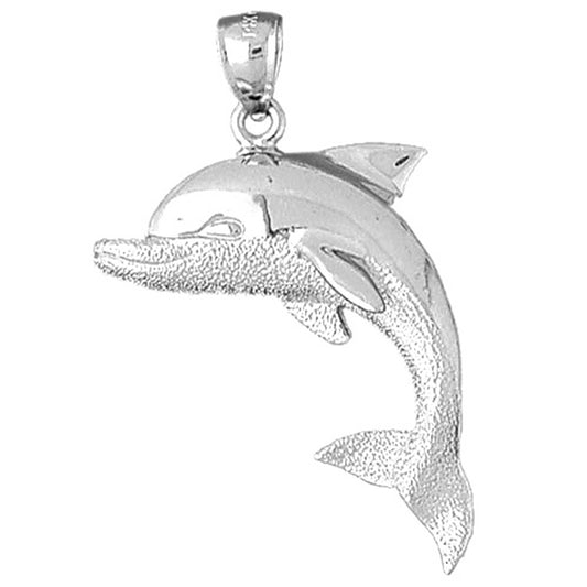 Sterling Silver Dolphin Pendant