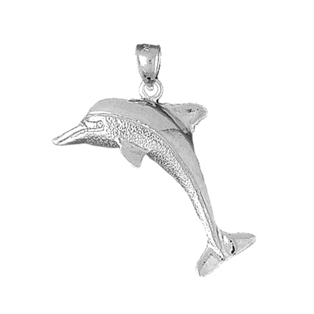 Sterling Silver Dolphin Pendant