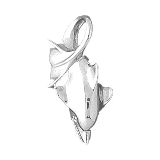 Sterling Silver Dolphin Pendant