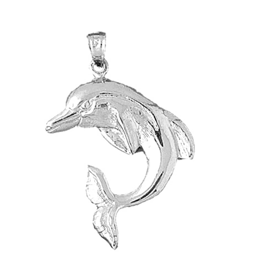 Sterling Silver Dolphin Pendant