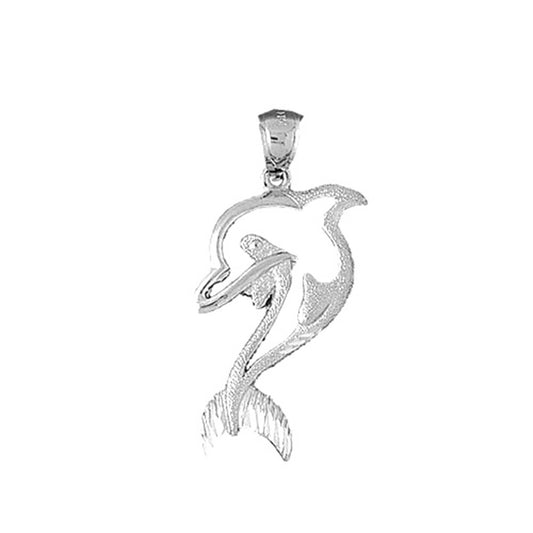 Sterling Silver Dolphin Pendant