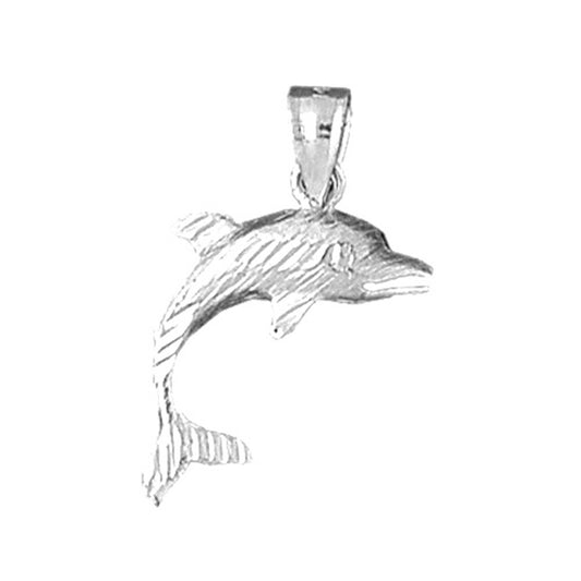 Sterling Silver Dolphin Pendant