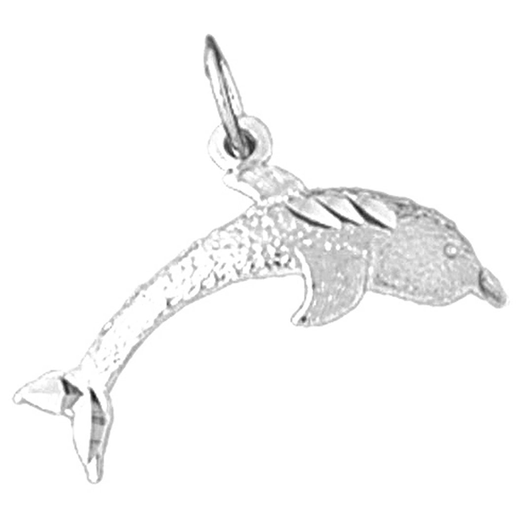 Sterling Silver Dolphin Pendant