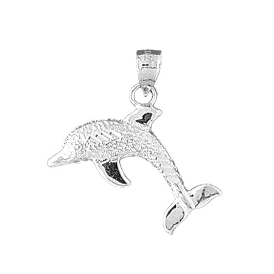 Sterling Silver Dolphin Pendant