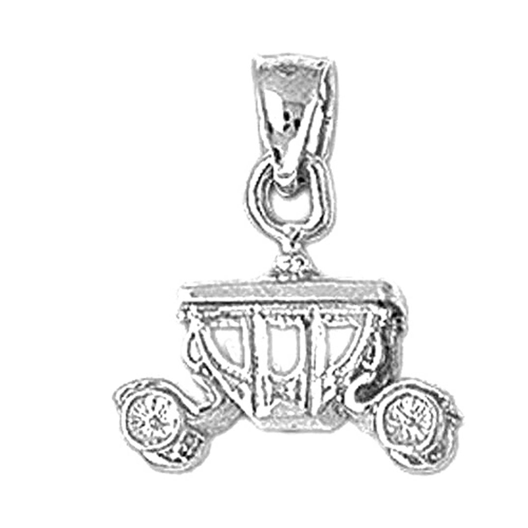 Sterling Silver Jeep Pendant