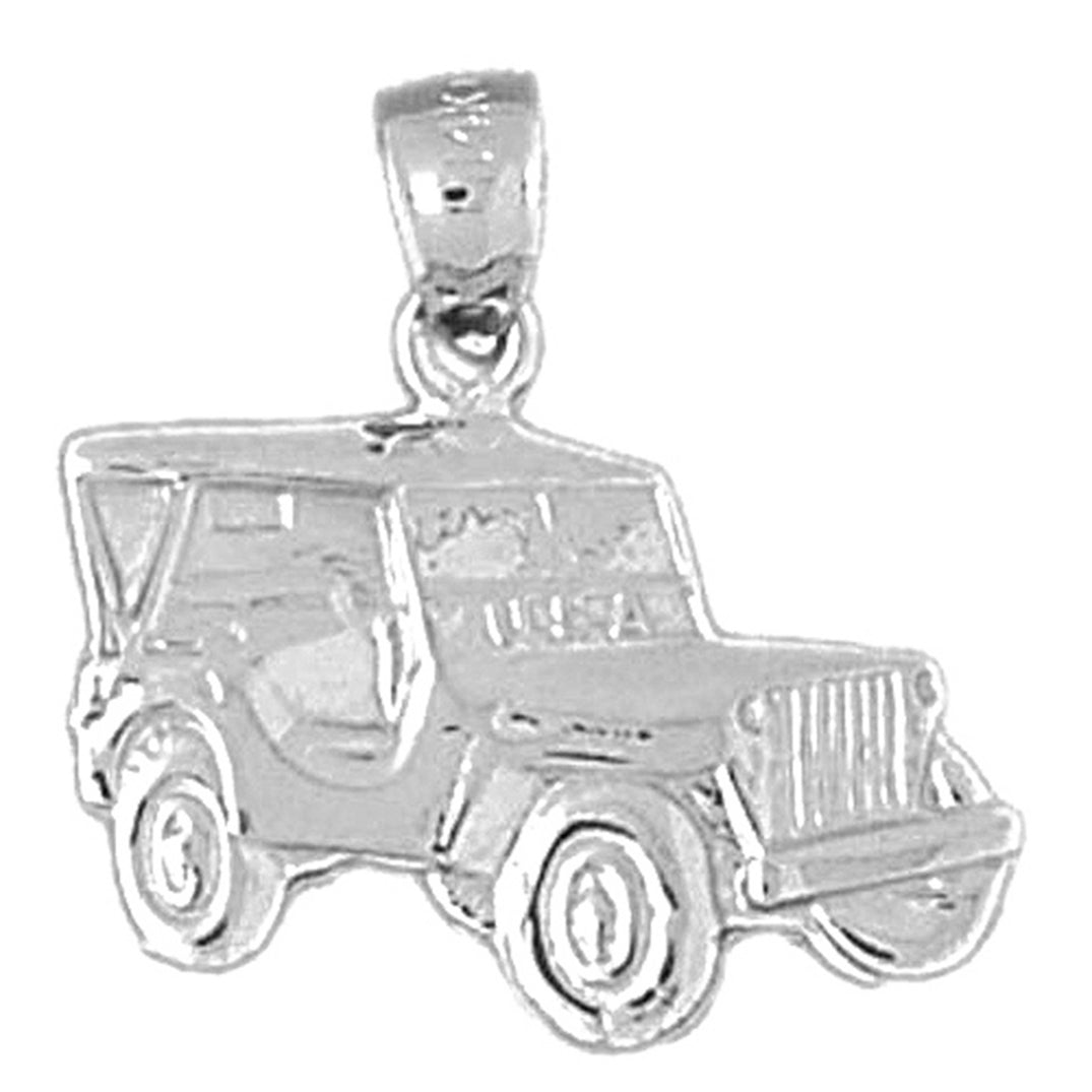 Sterling Silver Car Pendant