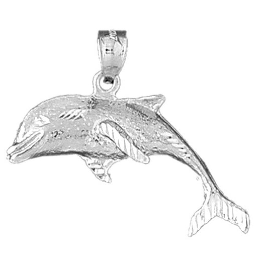 Sterling Silver Dolphin Pendant