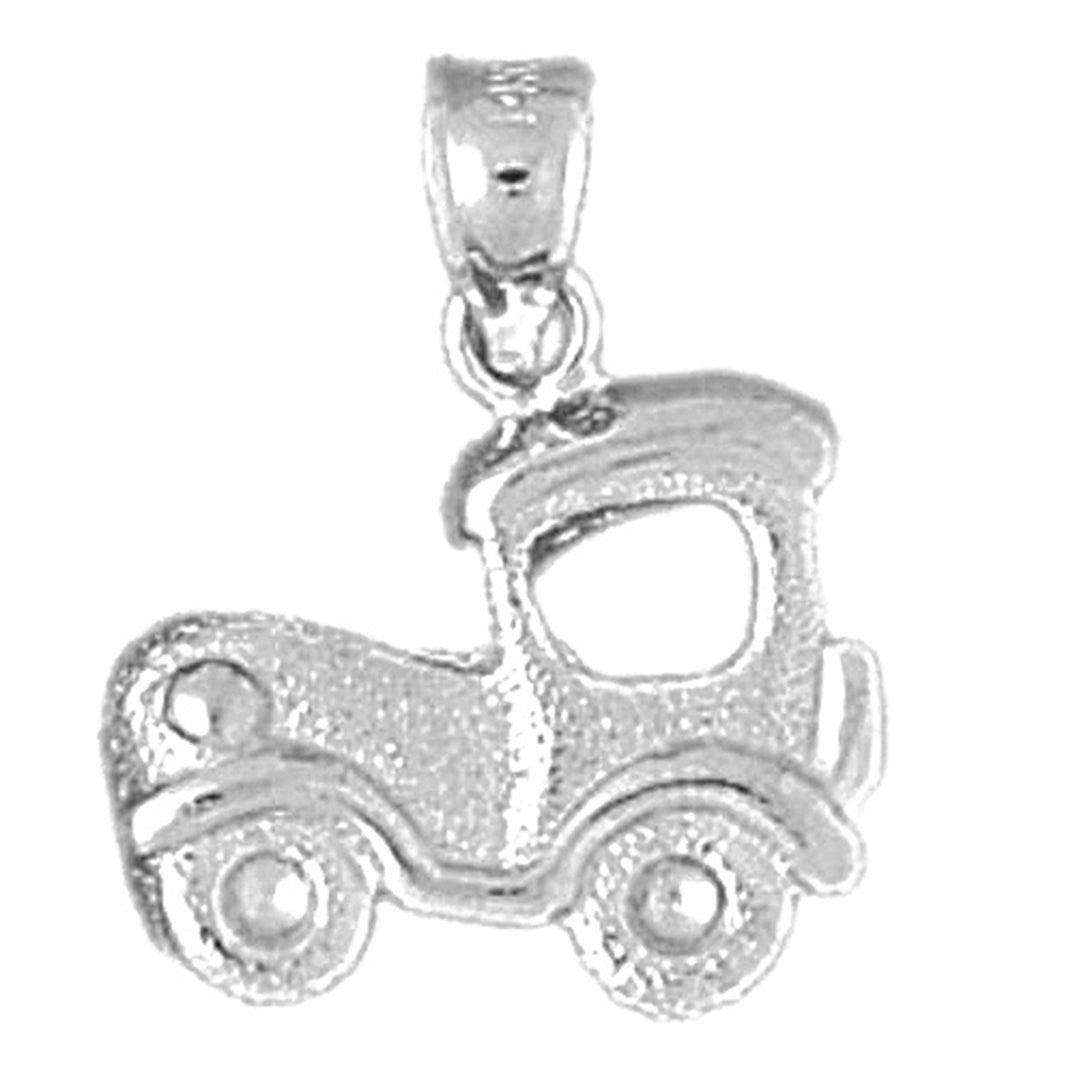 Sterling Silver Car Pendant