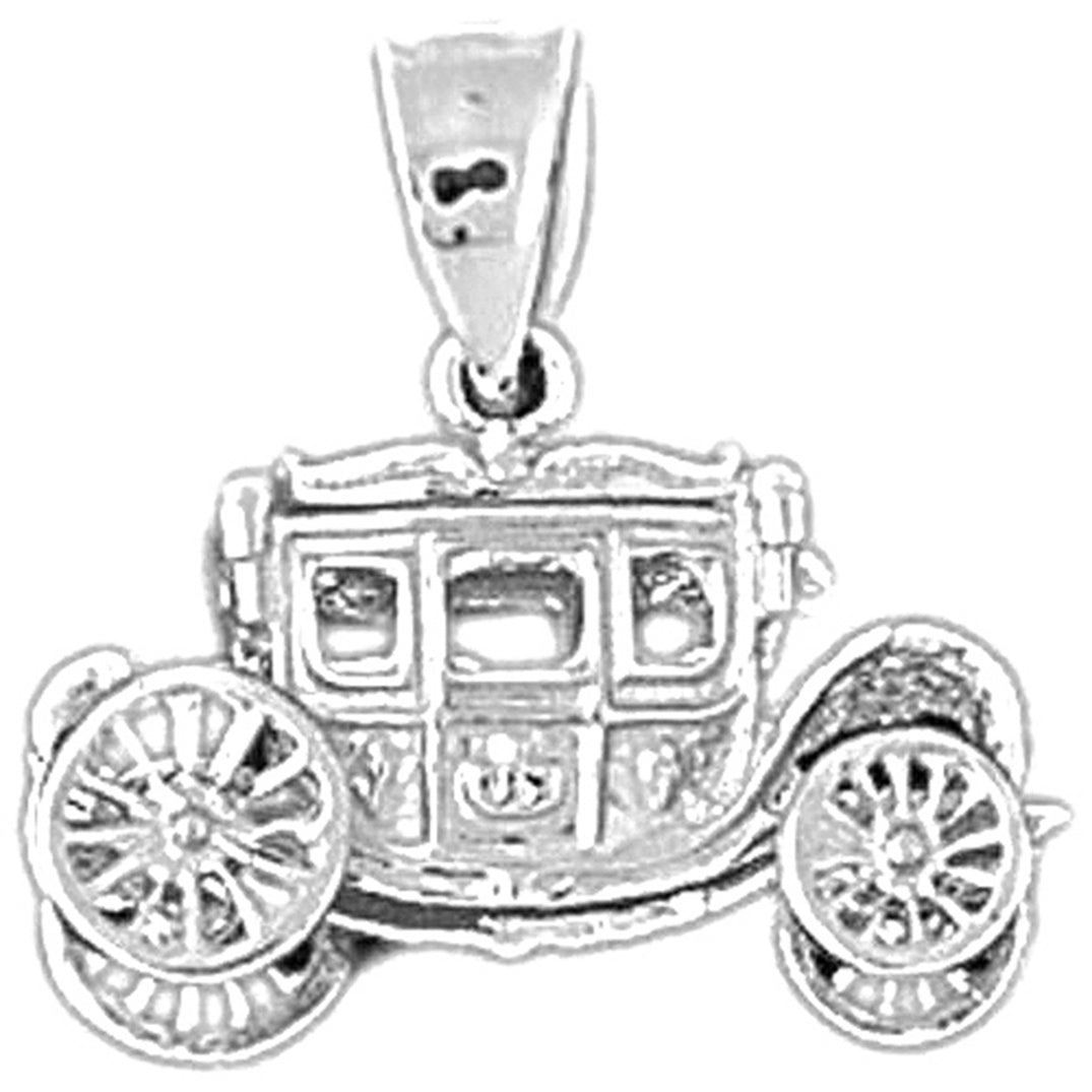 Sterling Silver Car Pendant