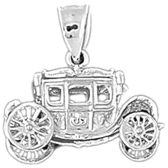 Sterling Silver Car Pendant